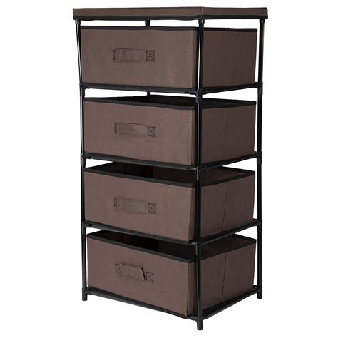 4-Layered Storage Bin Cabinet Drawer for Clothing, Underwear, Documents ...