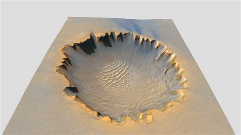 Victoria Crater - Mars - Download Free 3D model by py3data [7403191 ...