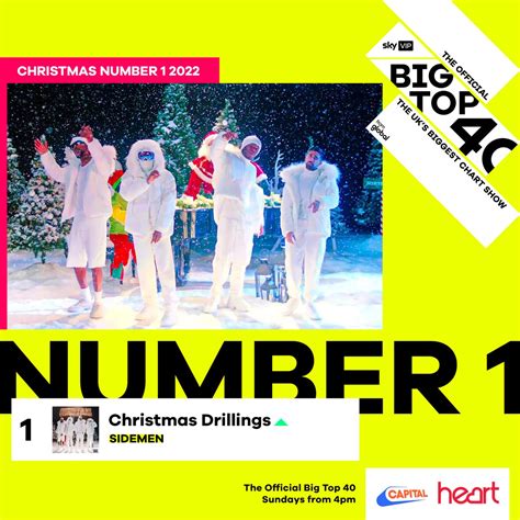 The Official Big Top 40 on Twitter: "Please say hello to 2022’s Christmas Number 1, @sidemen ...