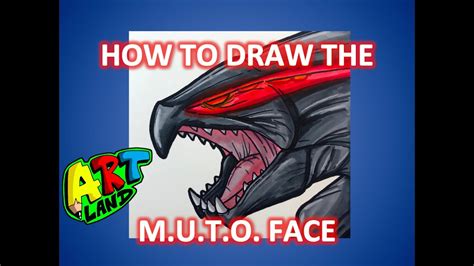 How to Draw the MUTO FACE - YouTube