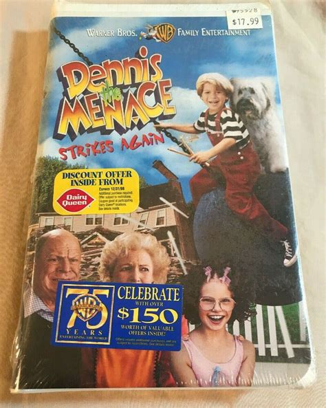 Dennis the Menace Strikes Again (VHS, 1998) for sale online | eBay | Dennis the menace, Strikes ...