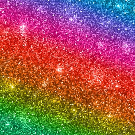 Rainbow Glitter Wallpaper