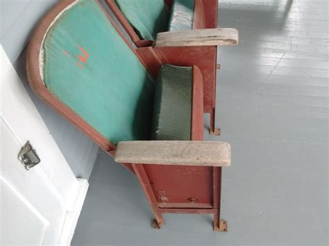 Vintage Cinema Seats Movie Theater Seats Bucket Seats Metal Upholstered Livingroom Furniture ...