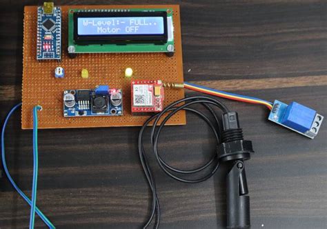 GSM Based Water Level Monitoring System with Arduino