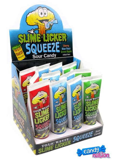 Slime Licker Squeeze Candy 12 Piece