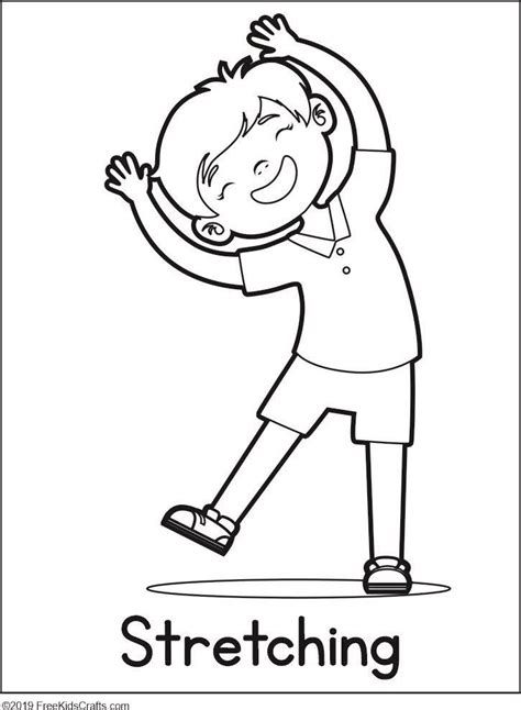 Exercise Coloring Pages For Kids