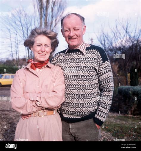 Frank Bough TV Presenter with his wife Nesta Bough Stock Photo, Royalty ...