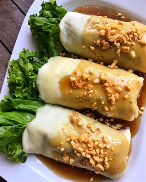 LUMPIANG SARIWA (Fresh Lumpia) – Meatless version | Lumpiang sariwa, Filipino food dessert, Recipes