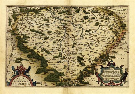 Ortelius's Map Of Bohemia, 1570 Photograph by Library Of Congress ...