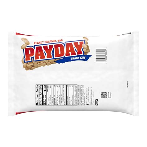 Payday Mini Candy Bar Nutrition - Nutrition Pics