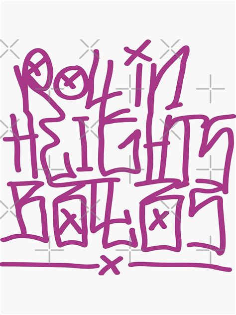 "Ballas Graffiti" Sticker for Sale by OnePeaceStore | Redbubble