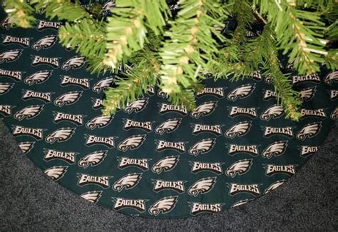 Philadelphia Eagles Christmas Tree skirt handmade 36 | Etsy | Christmas ...