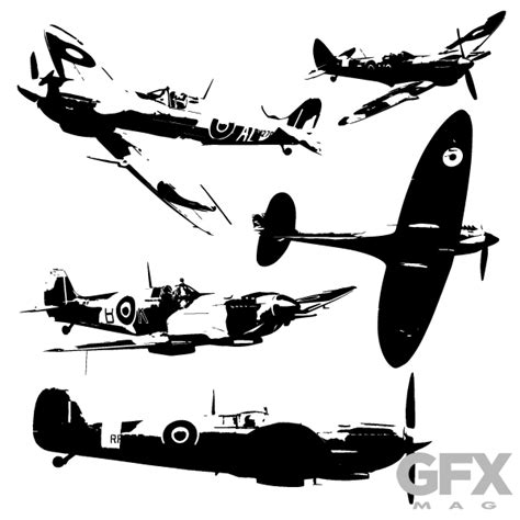 Spitfire Vector at GetDrawings | Free download