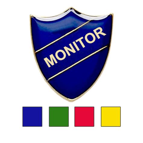 MONITOR BADGE (shield)