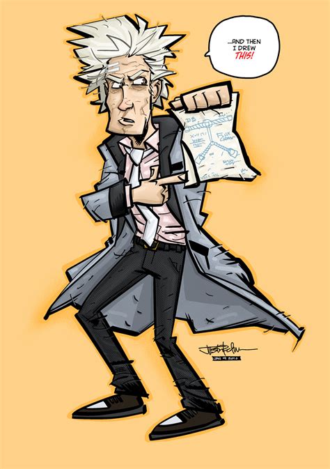 Doc Brown BTTF by JustinPeterson on deviantART