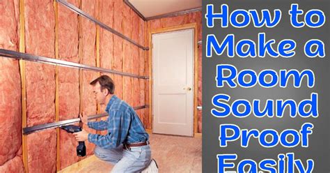 how to soundproof room | Soundproof room, Sound proofing, Soundproof ...