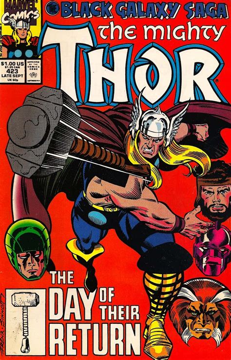 the cover to thor comic book