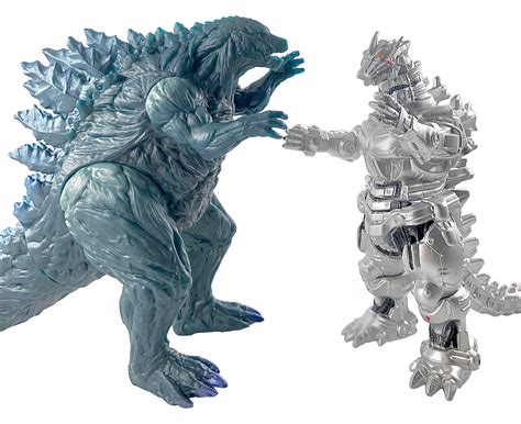 Set of 2 Godzilla Earth MechaGodzilla Figures King of The Monsters ...