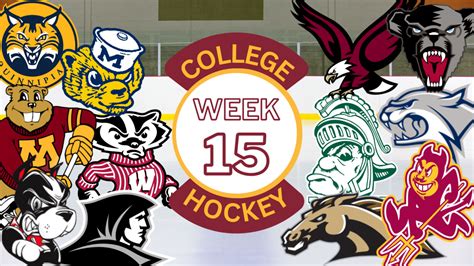 Week 15: College Hockey Rankings, Betting Lines, and Weekend Preview - 10,000 Takes