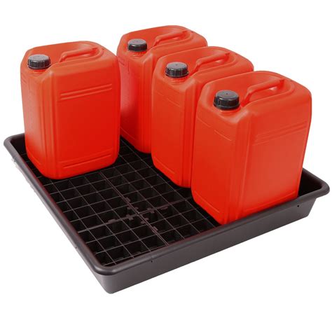 Oil & Chemical Bunded Drip Sump Spill Pallet Tray 5 x 25Ltr