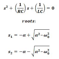 Rlc Circuit Formula Sheet