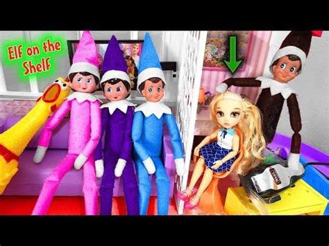 Bad Elf on the Shelf Shaves Barbie's Head!!! | Bad elf, Elf on the shelf, Elf