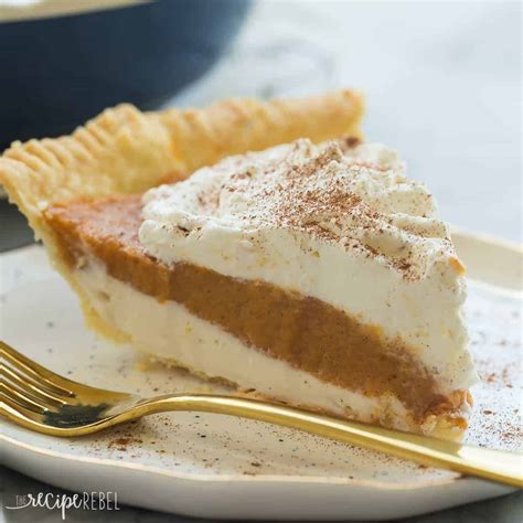 Cream Cheese Pumpkin Pie - The Recipe Rebel