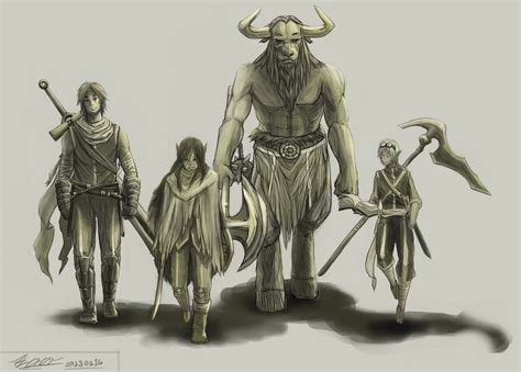 (2013-02-16) DnD Characters by PronouncedKnee on DeviantArt