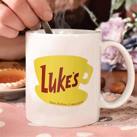 Luke's Diner Mug Stars Hollow Connecticut Gear Gilmore Girls Inspired Mugs Lukes Diner Cup Luke ...