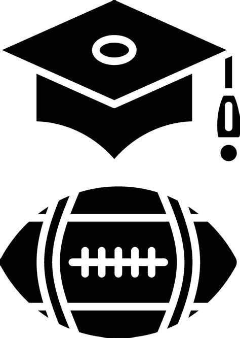 College Football Vector Icon 30331847 Vector Art at Vecteezy