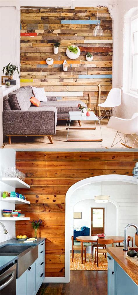 DIY Pallet Wall: 25 Best Accent Wood Wall Tutorials - A Piece Of Rainbow