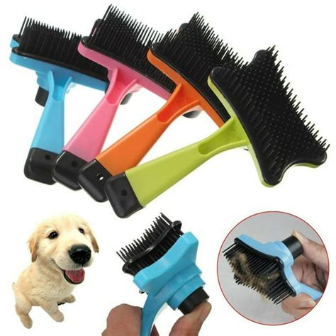 Automatic Dog Cat Comb Pet Hair Removal Shedding Brush Grooming Trimmer Tool - Walmart.com ...