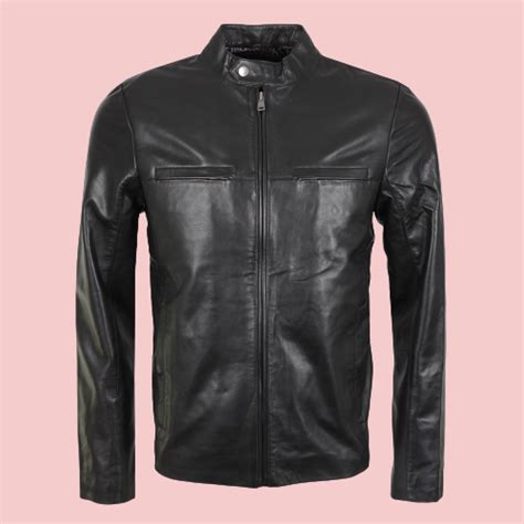 Ted Baker Leather Jacket Mens - AirBorne Jacket