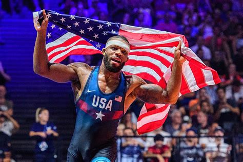 Jordan Burroughs celebrates after winning gold. HD wallpaper | Pxfuel