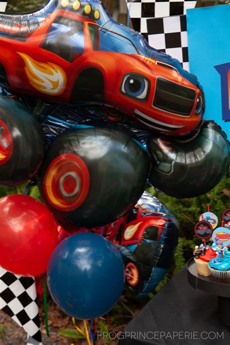 DIY Blaze and the Monster Machines Birthday Party Ideas