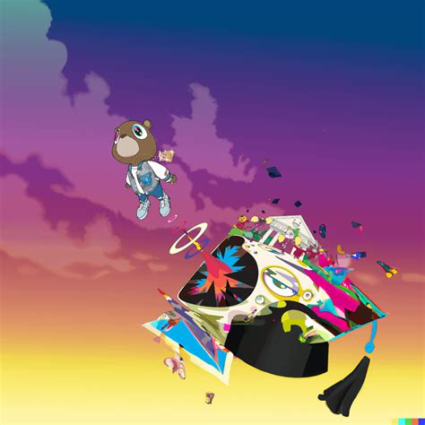 I've used an AI to expand the album cover art for Graduation : r/Kanye