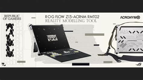 ROG Flow Z13 Acronym launches as a style-forward limited edition of the ...