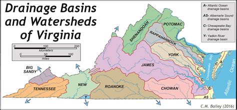 Map Of Virginia Watersheds - Spain Map