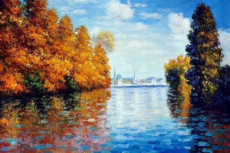 1873 - Autumn at Argenteuil, Claude Monet | Claude monet art, Monet art ...