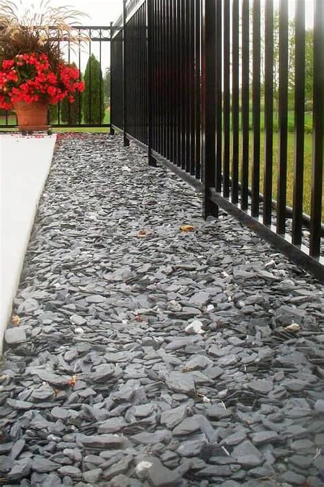 Slate Chips & Path in 2020 | Landscape edging, Luxury landscaping ...