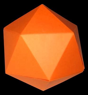 Icosahedron – Mathematical Origami – Mathigon