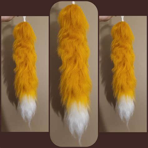 Animal Yarn Tails Therian Tails Tail Keychain - Etsy Canada