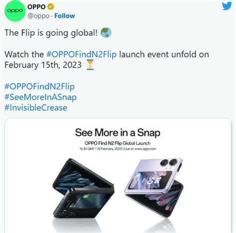 Oppo Find N2 Flip Launch Date Revealed - PhoneWorld