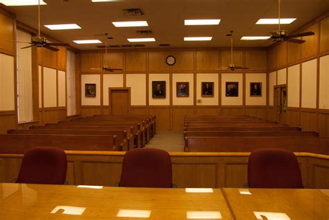 [Benches in a Courtroom] - Side 1 of 1 - The Portal to Texas History