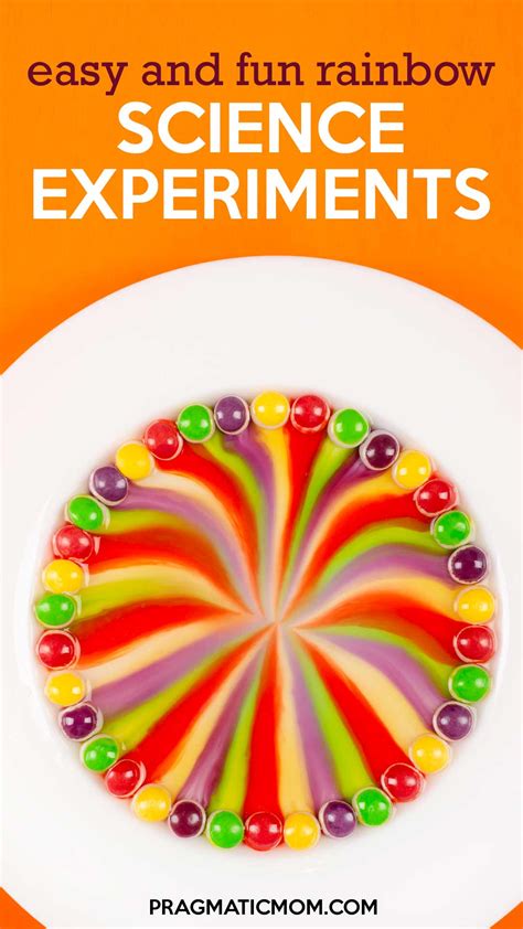 Easy and Fun Rainbow Science Experiments - Pragmatic Mom