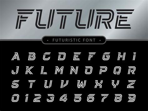 Techno Font Vector Art, Icons, and Graphics for Free Download