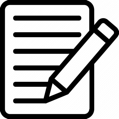 Document, note, paper, pen, pen and paper, sheet, writing pad icon icon - Download on Iconfinder