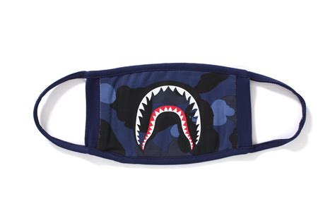 BAPE Color Camo Shark Masks Red, Purple & Blue | Hypebeast