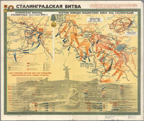 The Battle Of Stalingrad: A Map Of Devastation And Turning Point - Baker Island Topographic Map ...