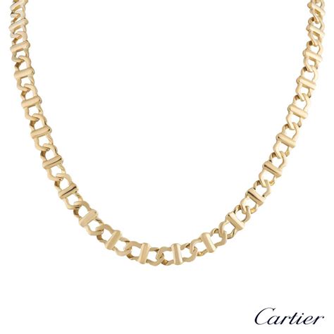 Cartier Yellow Gold Chain | Rich Diamonds
